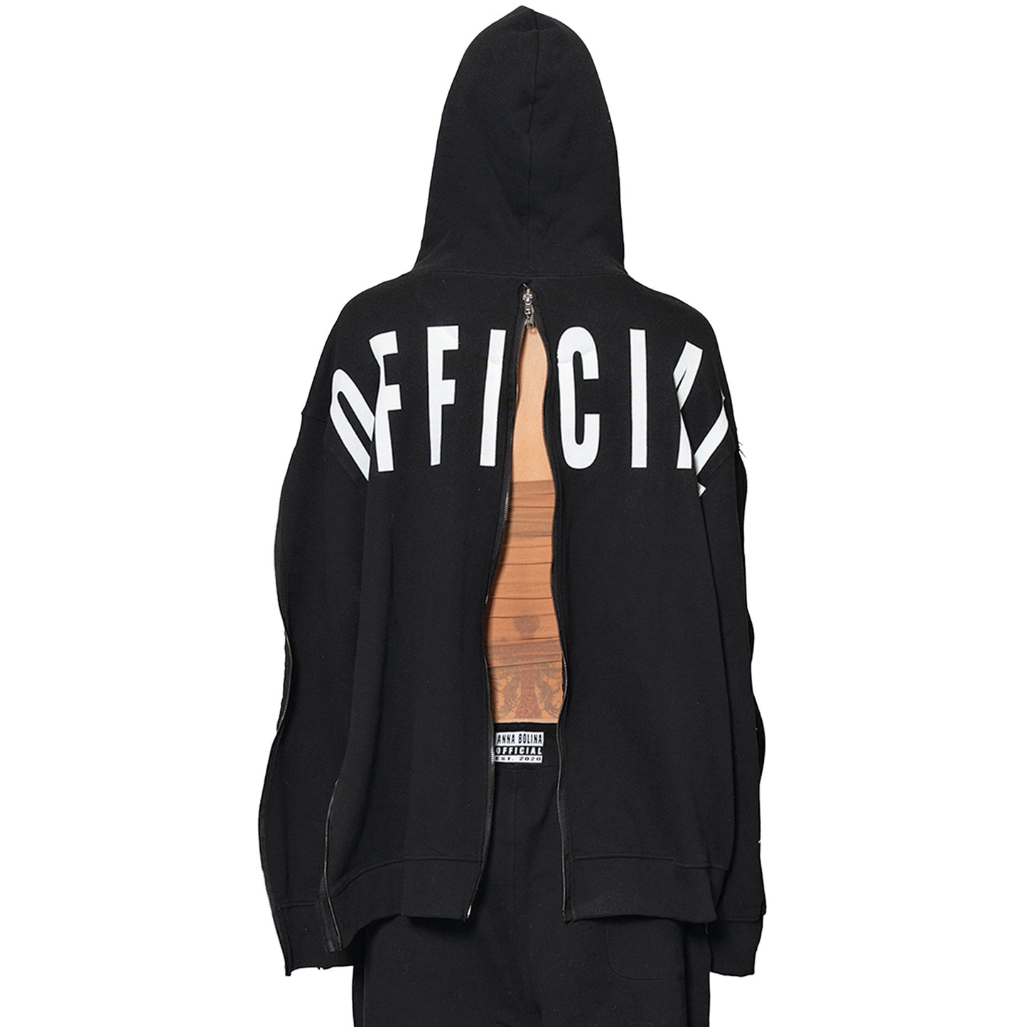 Zipper Sweatshirt Black