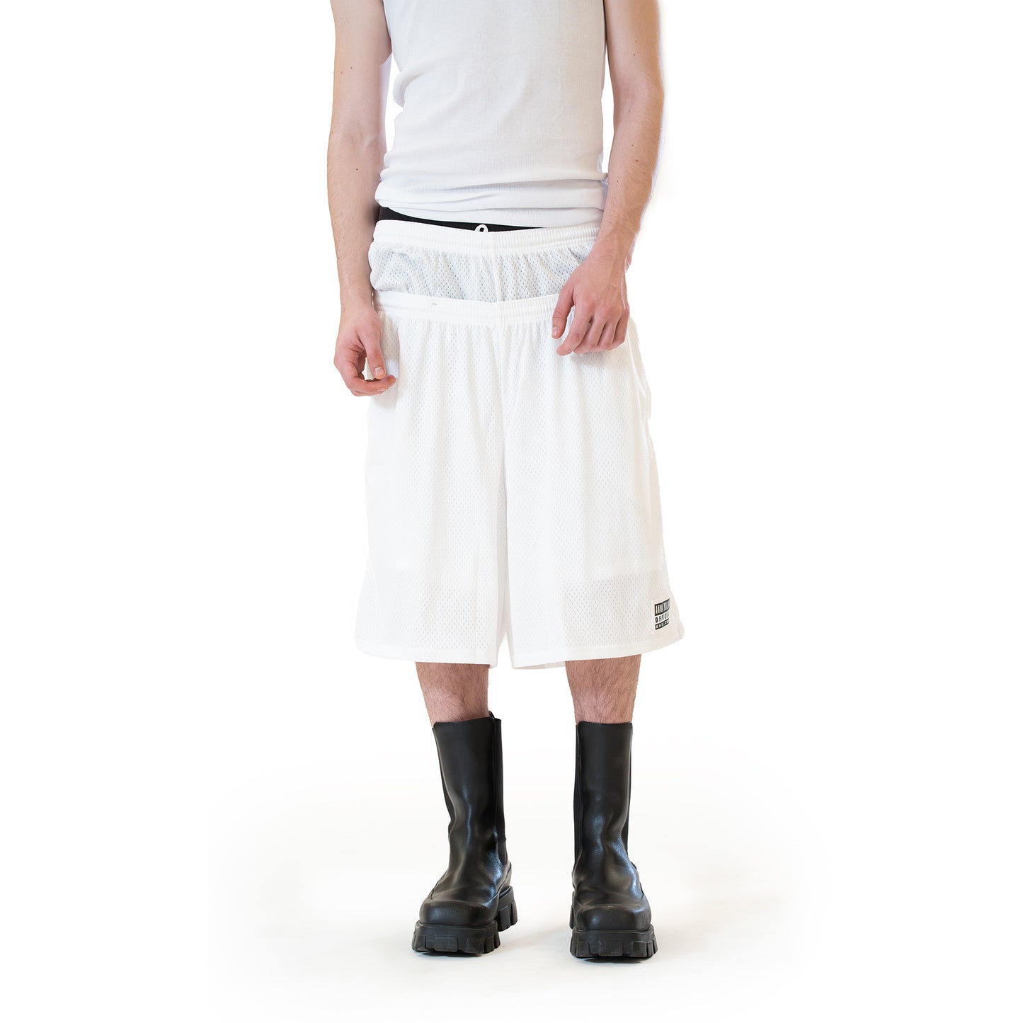 Extra Long & Wide Shorts White