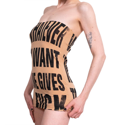 Tube Dress Beige ANNA BOLINA Tube Dress Beige ANNA BOLINA