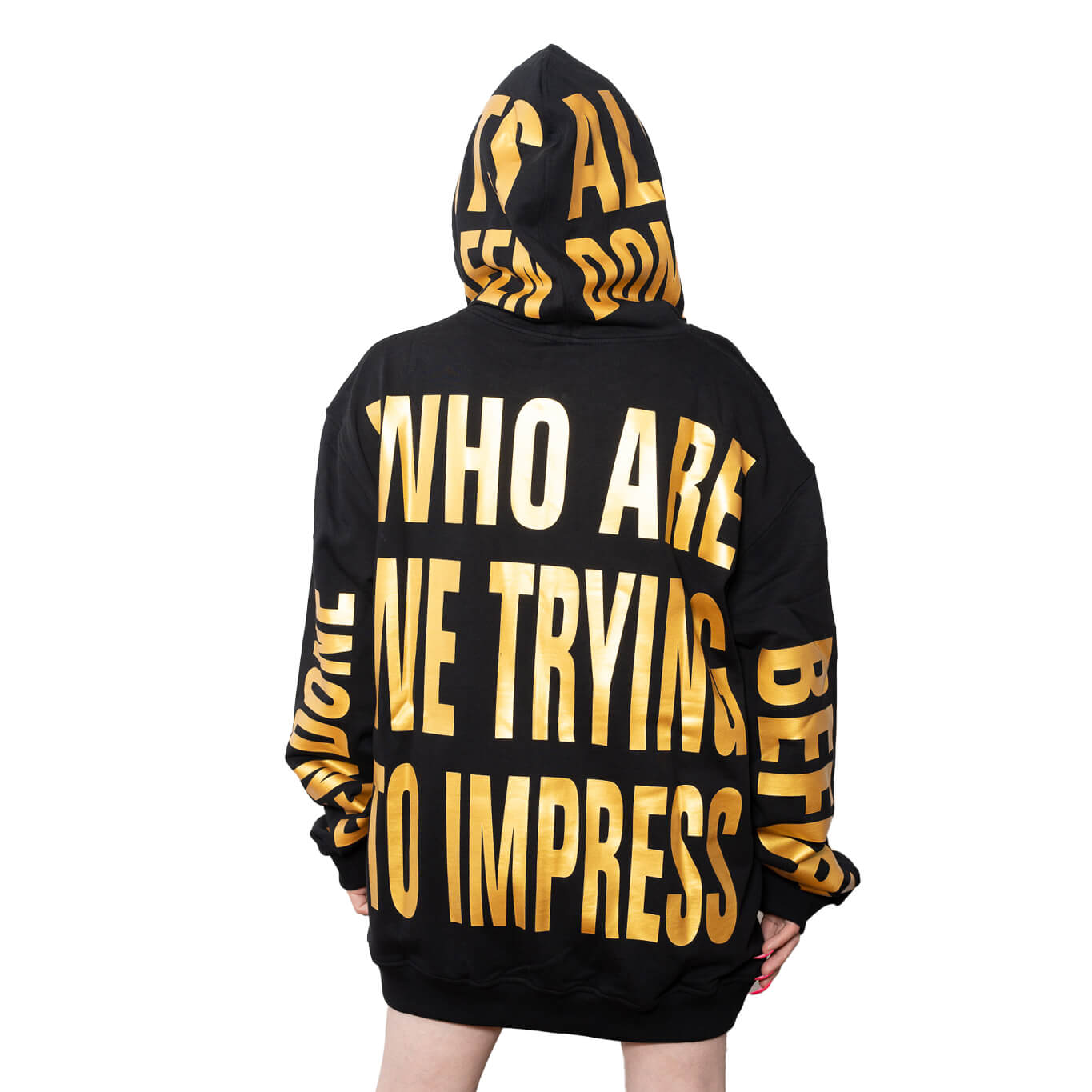 Annabolina Hoodie Black & Gold V2