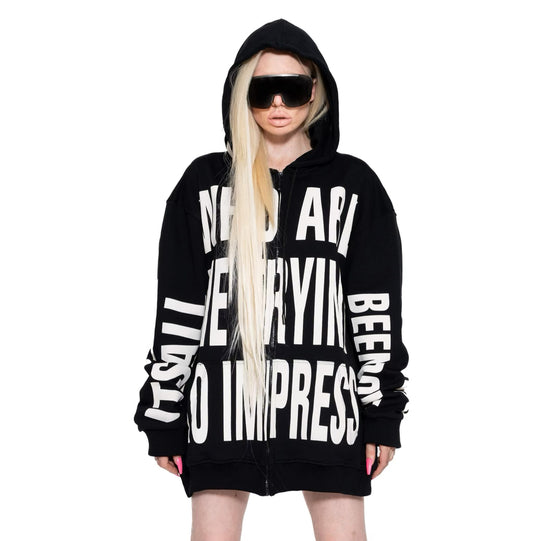 ANNABOLINA HOODIE BLACK