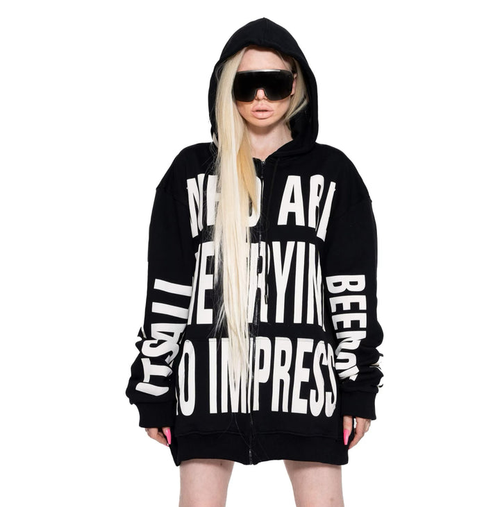 Anna Bolina Hoodie Black