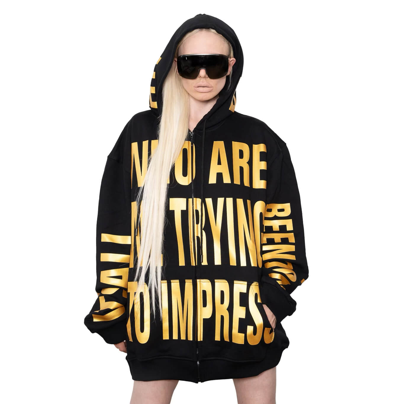 Annabolina Hoodie Black & Gold V2