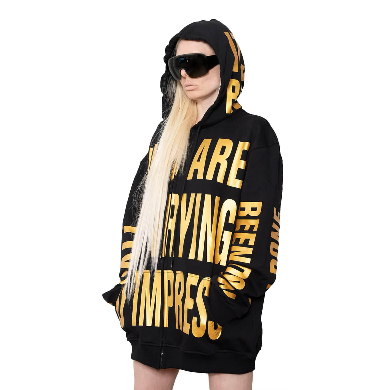 Annabolina Hoodie Black & Gold V2