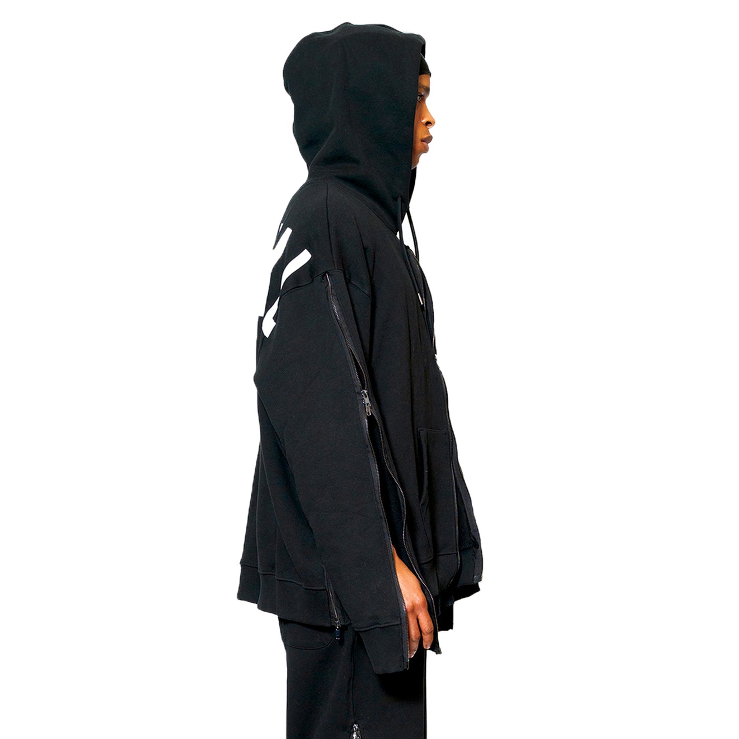 Zipper Sweatshirt Black