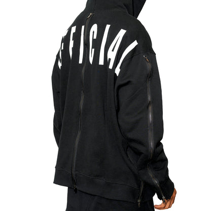Zipper Sweatshirt Black
