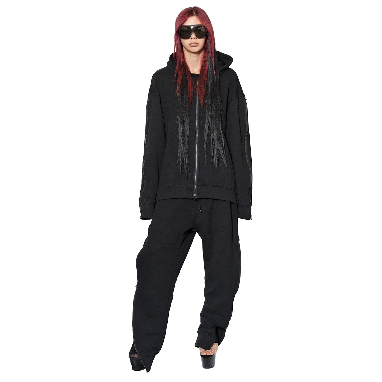 Zipper Sweatshirt Black