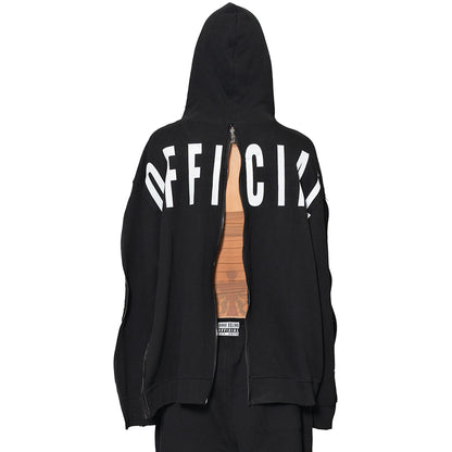 Zipper Sweatshirt Black