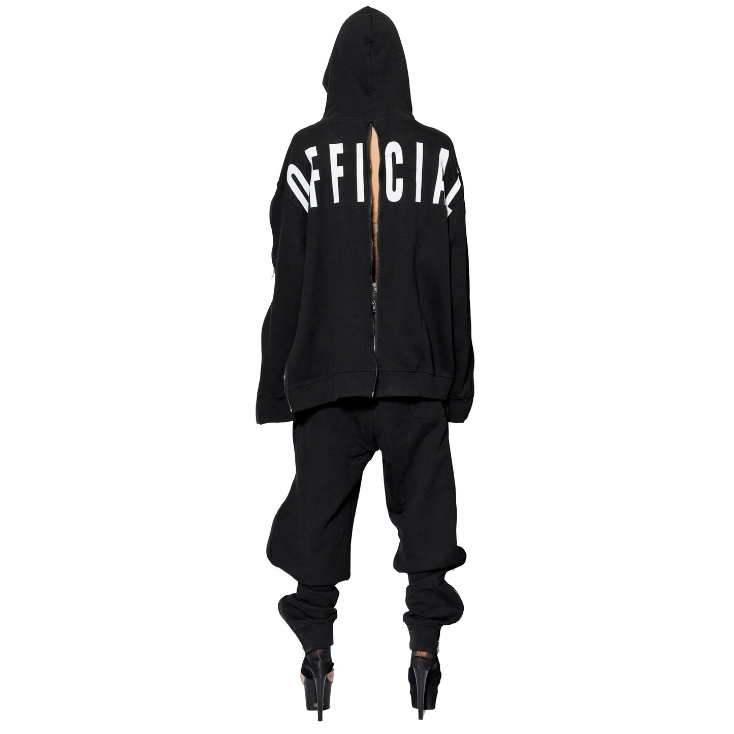 Zipper Sweatshirt Black