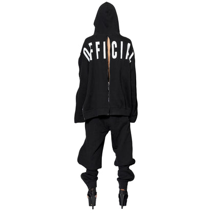 Zipper Sweatshirt Black