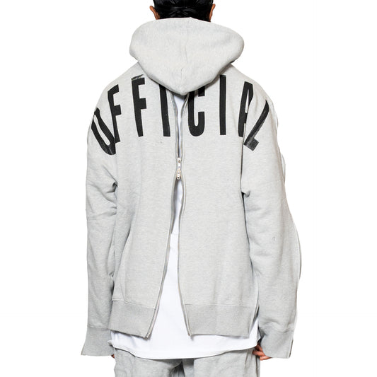 OFFICIAL Zipper Sweatshirt Grey