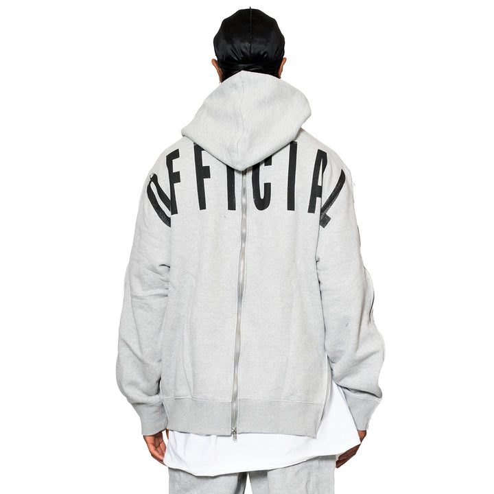 Zipper Sweatshirt Grey