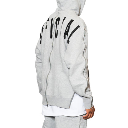 Zipper Sweatshirt Grey