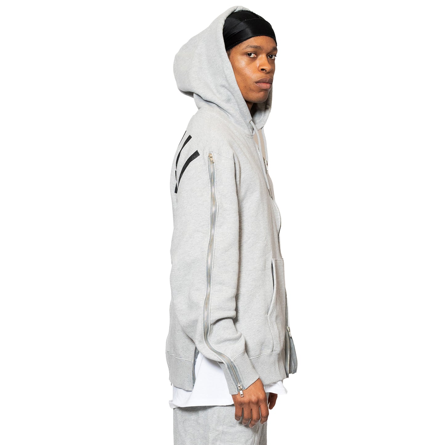 Zipper Sweatshirt Grey