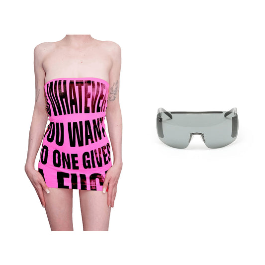 Tube Dress Pink & Sunglasses Pack